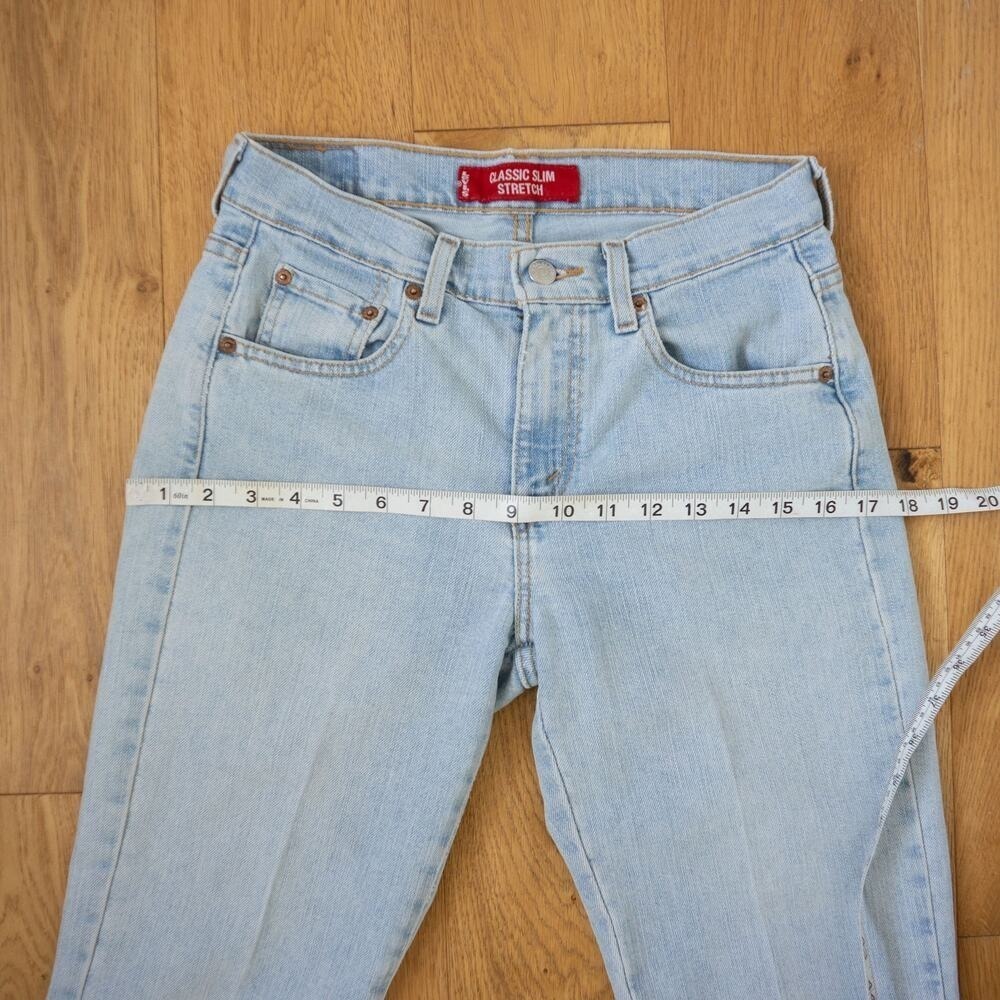 Vintage Y2K 2004 Levi's Classic Slim Stretch Crop Jeans - Picture 11 of 11